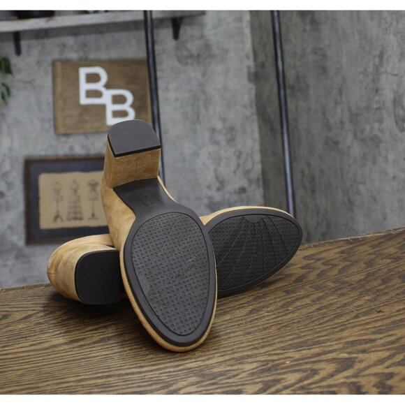 NWT Easy Street Proper Womens Block Heel Pumps PROPER Sand Suede Brown 9.5M - Picture 8 of 11